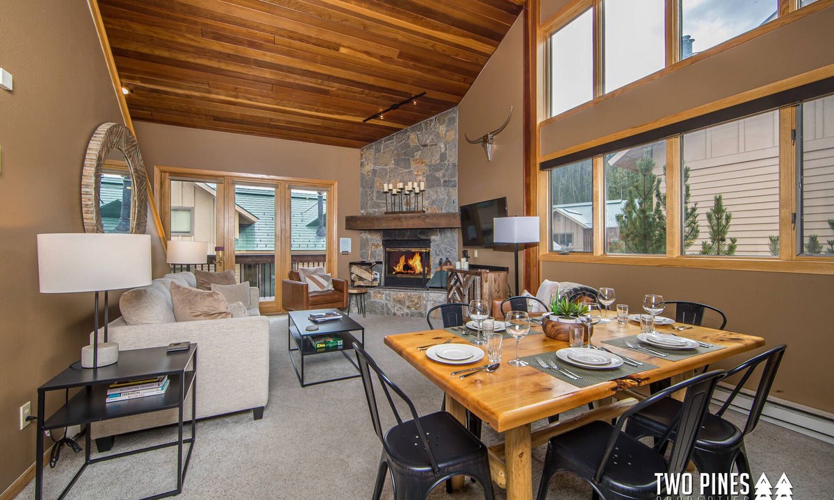 Big Horn House | Adorable Ski-In/Out Big Horn! Walk to Big Sky Resort! Cozy Fireplace!