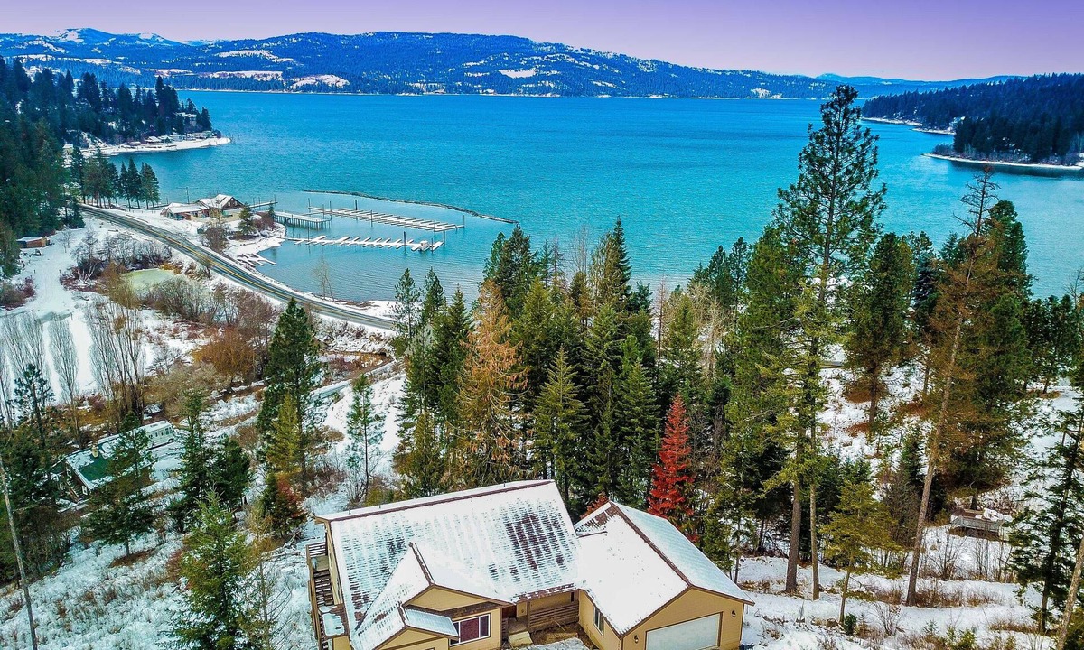 Harrison House | Beautiful NEW home in Carlin Bay on Lake CDA w/stunning views