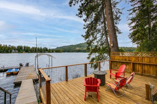 Newport House | Dock, Decks & Epic View! Sacheen Lake Family Cabin