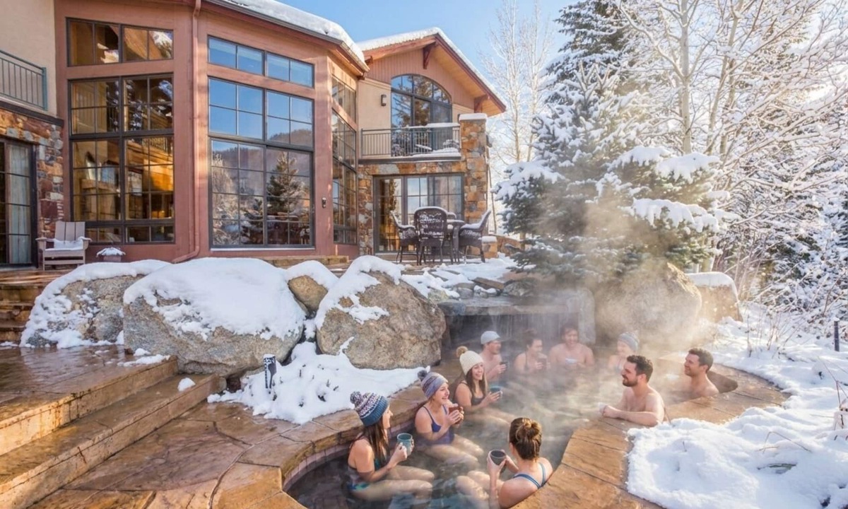 Elk Crossing House | Star Mountain Lodge💎23 Guests🏔️Grotto Waterfall🌊Theater🍿Game room🧖‍♀️Spa