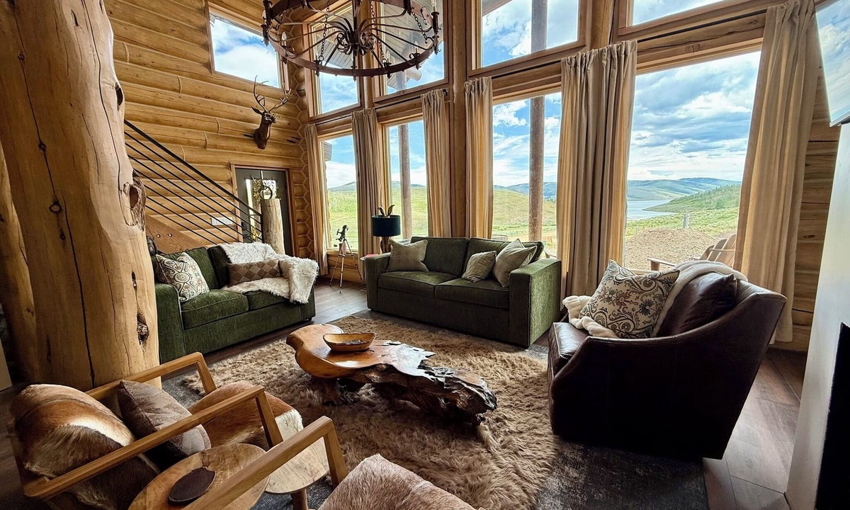 Helper Cabin | Stardust Chalet Luxe Dark Sky Stargazing @ Scofield Reservoir with lake view