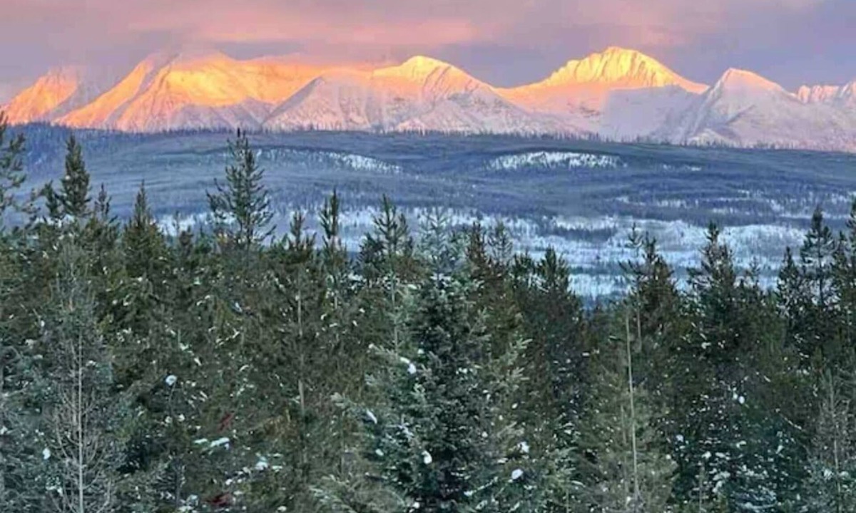 Polebridge Cabin | Stunning View of Glacier Park, from Cabin & Wall tents designed for Large Groups