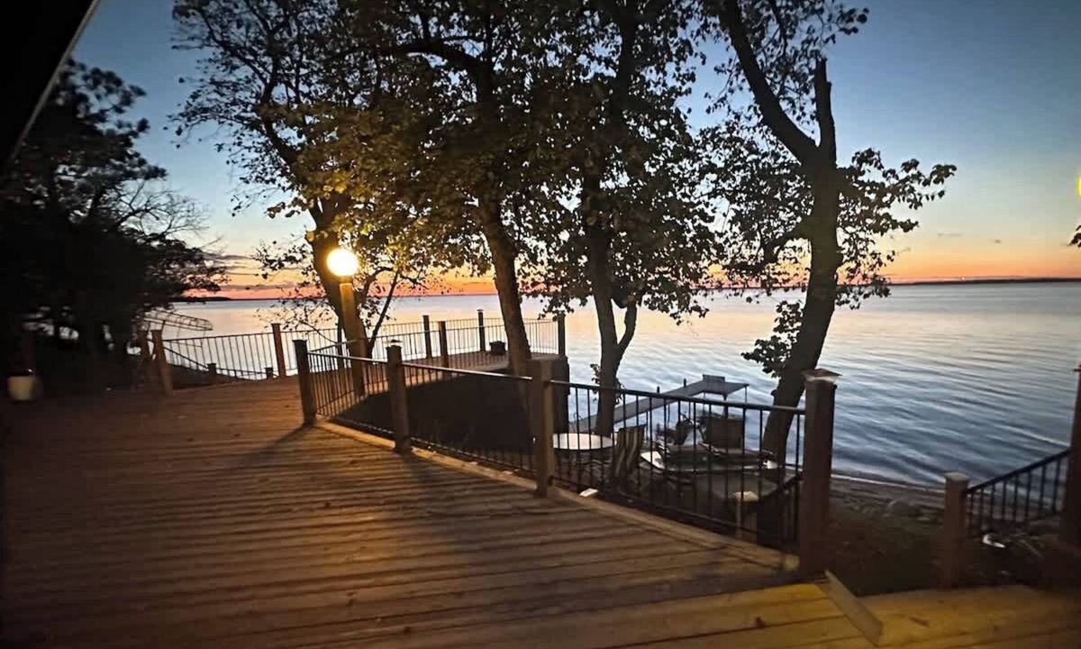 Ottertail House | Sunset Beach View on Otter Tail Lake