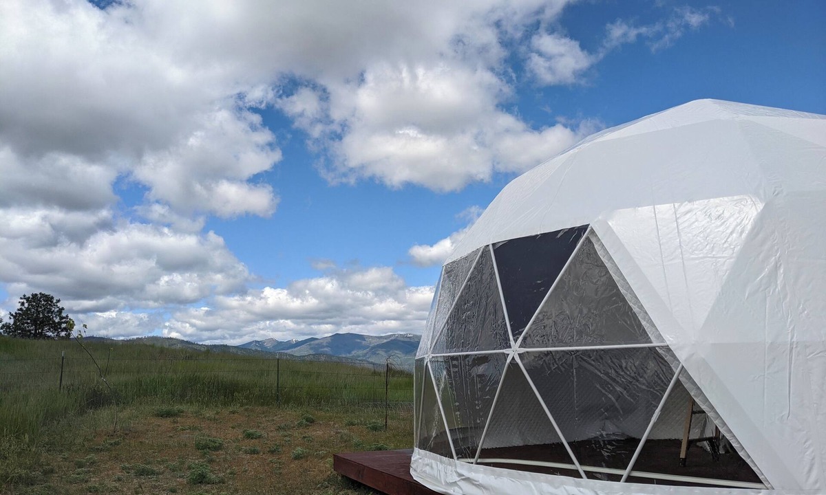 Plains RV Rental | The Bigfoot Dome with spectacular views in charming Plains, Montana.