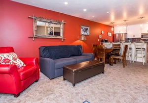 Amazing ski access right out your back porch!!