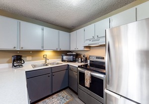 Walk-to-Lift Condo with Gas Fireplace, 2 Balconies & Shared Hot Tub/Pool/Sauna