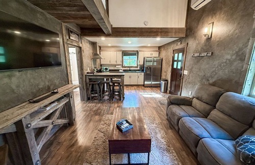 Whitefish House | Bison Ridge Cabin #1 | 4BR Getaway w/Hot Tub, Fire Pit & Grill | Sleeps 8!