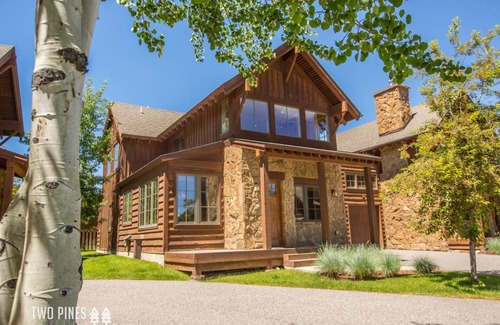 Big Sky House | Trotwood Townhome Cozy up to the Fireplace on a Snowy Night!