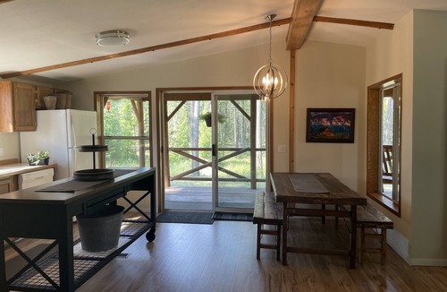 Lakeside Cabin | 2 bedroom, 2 bath cabin nestled in a alpine forest. 5 minutes from Flathead lake