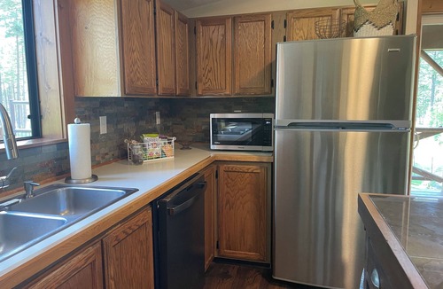Lakeside Cabin | 2 bedrooms, 2 bath cabin in the Alpine forest with views of flathead lake.