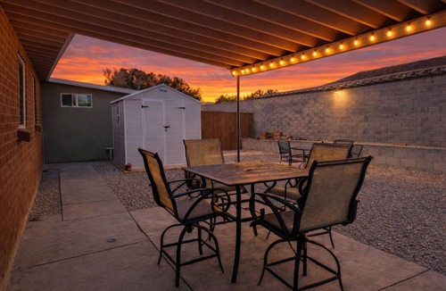 Tucson House | 2BR/2BA Westside Retreat | Kitchen + Backyard Dining