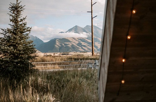 Emigrant Cabin | A-Frame 7 @ Tiny Town Campground- Boutique Camping
