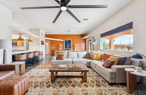 Apache Junction House | Backyard Waterpark + Heated Pool, Waterslide & Mountain Views