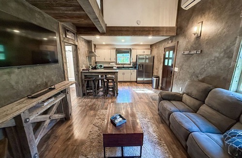 Whitefish House | Bison Ridge Cabin #1 | 4BR Getaway w/Hot Tub, Fire Pit & Grill | Sleeps 8!