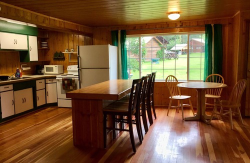Seeley Lake Cabin | Bitterroot @ Seven Timbers-Log cabin in beautiful setting with lake access.