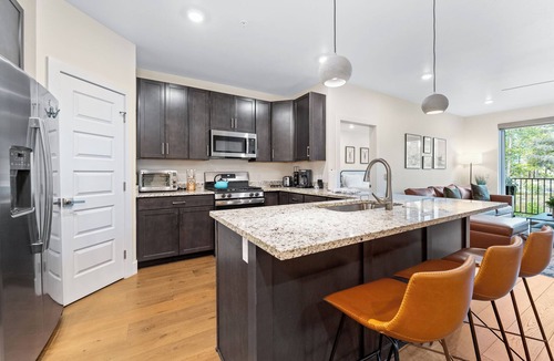 Lakeside Village Condo | Central Location with Scenic Mountain Vista Views from the Private Balcony!