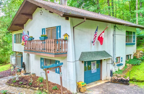 Forest Hills Ski Chalet | Charming dog-friendly chalet with fireplace, pool table, balcony, & washer/dryer