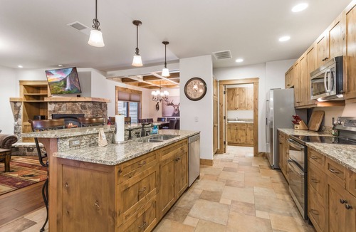 Bigfork Condo | Condo w/private boat slip, fireplace, A/C - Marina Cay Estates Lake Daze