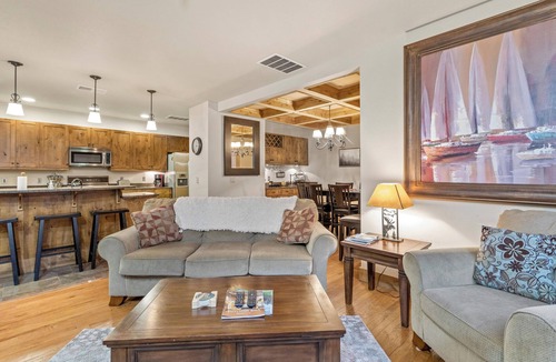 Bigfork Condo | Condo w/stone fireplace, A/C, near GNP - Marina Cay Estates Retreat
