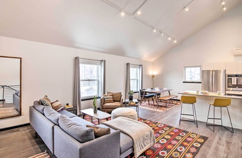 Livingston Apartment | Contemporary-boho Loft in Downtown Livingston!