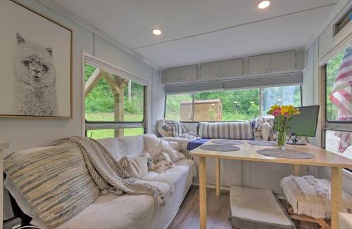 Marshall House | Converted Trailer w/Furnished Deck in Marshall!