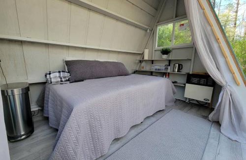 Purlear Ski Chalet | Cool A-Frame on Creek in Purlear, North Carolina
