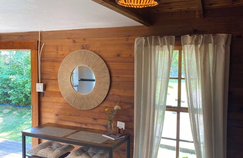 Bigfork Cabin | Cozy Cottage near Bigfork overlooking Flathead Lake in our Cherry Orchard