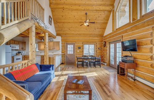 Gypsum House | Deck & Pond Views! 2-Acre, Woodsy Rocky Mtn Haven