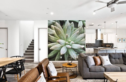 Southwest Village House | Desert Sky-Walk to oldtown! Sleep 15 in beds! Private pool, professional design!