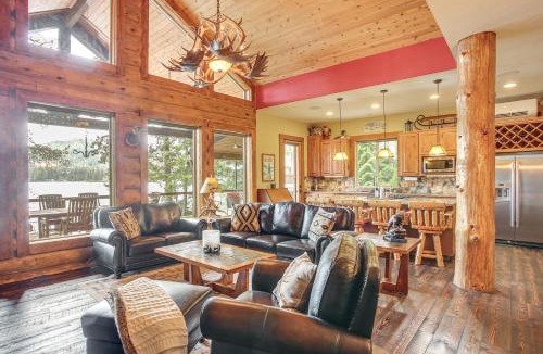 Newport House | Dock, Decks & Epic View! Sacheen Lake Family Cabin