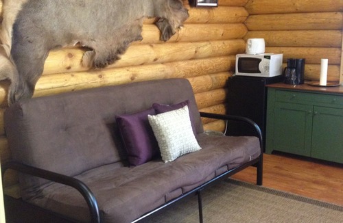 Superior Cabin | Family Size Modern Log Vacation Cabin, one pet allowed, 30 pound max. Pet fee.