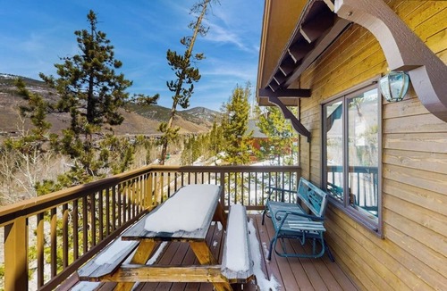 Dillon House | Fantastic home w/view of Gore Range, two large decks, & walkable location