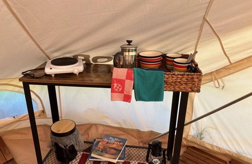 Forestgrove Cabin | Glamping in Little Snowy Mountains in Central Montana