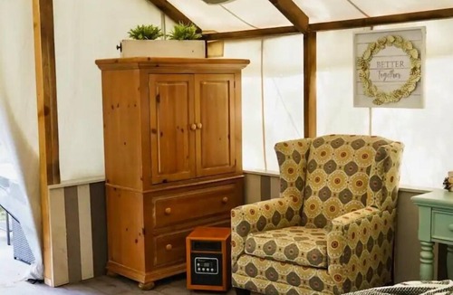 Ronan Cabin | Glamping Tent! Nestled at base of Mission Mountains! Quiet & secluded.