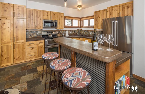 Big Sky House | Impressive Big Sky Custom Home, Private Hot Tub, Mountain Views, Fireplace