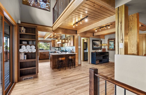 Whitefish House | Incredible ski in/ski out access home! Huge views!