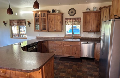 Troy House | Lakefront home on Bull Lake! Water ski off private deep-water dock w/boat slip.