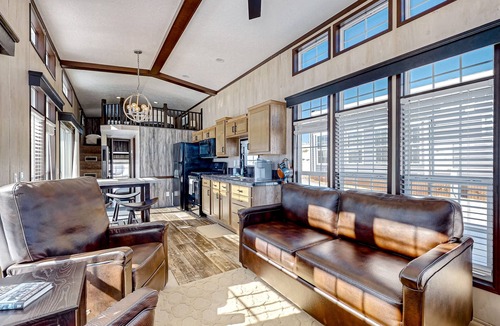 Park County Cottage | Light-filled cabin on 1,800-acre working ranch with animals, mountains & games