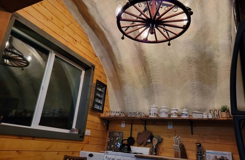 Kalispell Cabin | Luxurious Quonset hut in the woods, mountain views