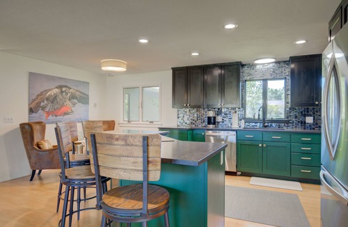 Ennis House | Luxury Home on Blue Ribbon Madison River and steps away from downtown Ennis, MT.