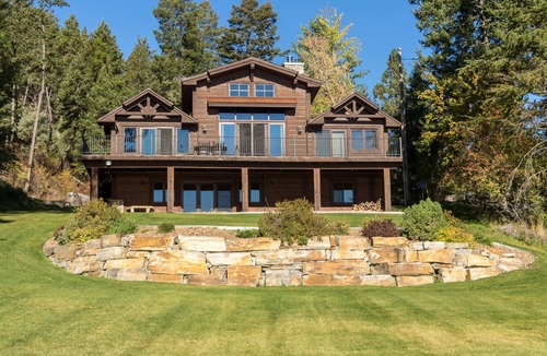 Angel Point House | Luxury Home on Flathead Lake - Non Contact Check-In