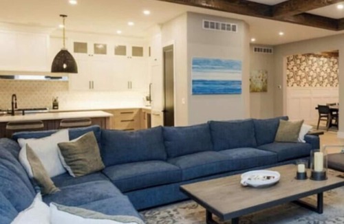 Grand Beach House | Luxury Home w/Heated Pool + Spa, Walk to Beach, Golf Cart Included