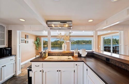 Fort Lewis House | Luxury Lakefront Escape | Hot Tub & Private Dock