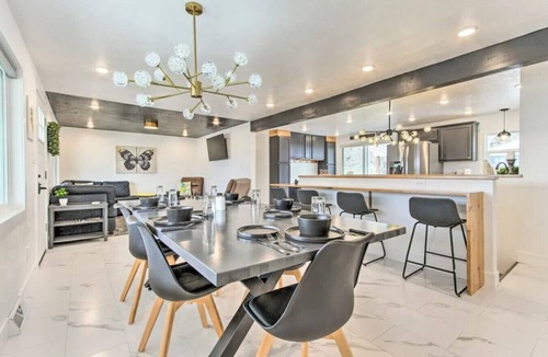 Great Falls House | Modern Great Falls Gem: Luxurious 4-Bedroom Designer Ranch Style Home with Hot Tub | Wrecked & Refined