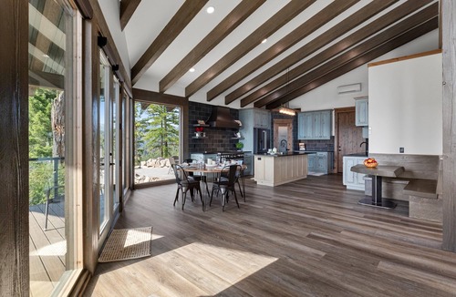 Trout Creek House | Mountain retreat near Trout Creek MT with hot tub, fire pit and Mountain views