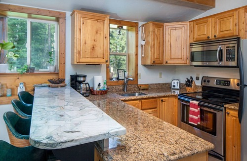 Whitefish House | New! Peaceful forest retreat with access to hiking & biking trails