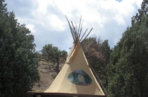 Salida RV Rental | Pet Friendly Mountain Tipi for Glamping in Salida, Colorado