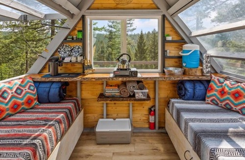 Missoula Cabin | Pet-friendly The Blind Cabin at The Hohnstead Glamping near Missoula, Montana