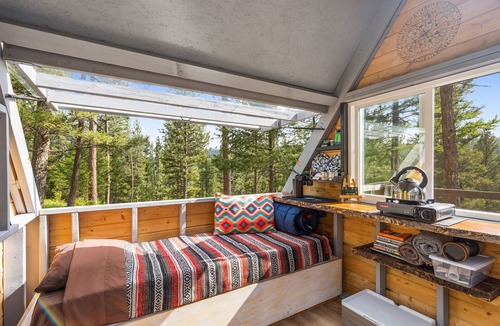 Missoula Cabin | Pet-friendly The Blind Cabin at The Hohnstead Glamping near Missoula, Montana