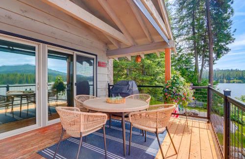 Newport House | Private Dock, Deck & Yard: Luxe Sacheen Lake Home